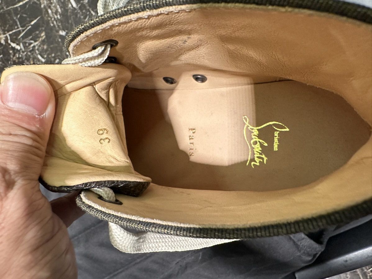 Christian Louboutin Christian Louboutin High top Python sneaker Size US 6.5 / EU 39-40 - 8 Thumbnail