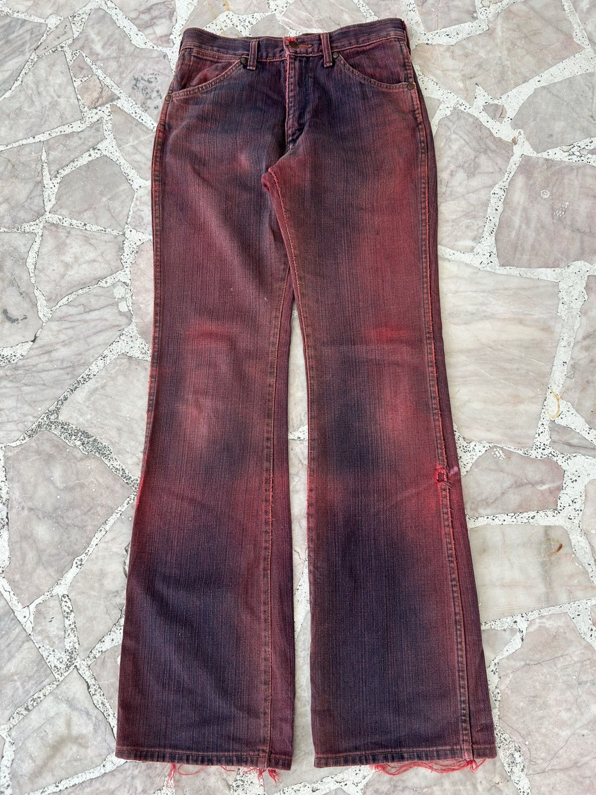Wrangler Wrangler Flare Vintage Japan Denim Size US 30 / EU 46 - 1 Thumbnail