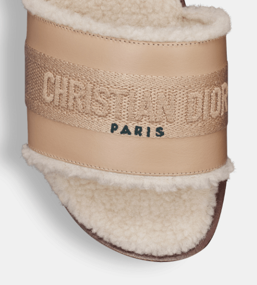 Dior o1w1db10426 KCO16 Dway Slides in Beige Size US 8 / IT 38 - 4 Thumbnail