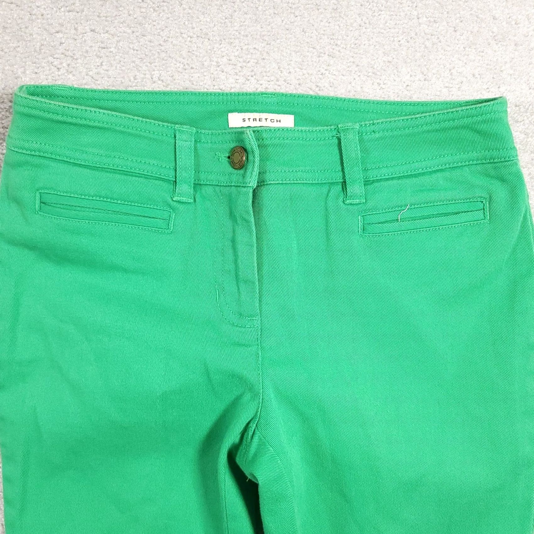 Jones New York Jones New York Sport Capri Pants Women’s 2P Petite Green Chino Stretch Pockets Size 26" / US 2 / IT 38 - 3 Thumbnail