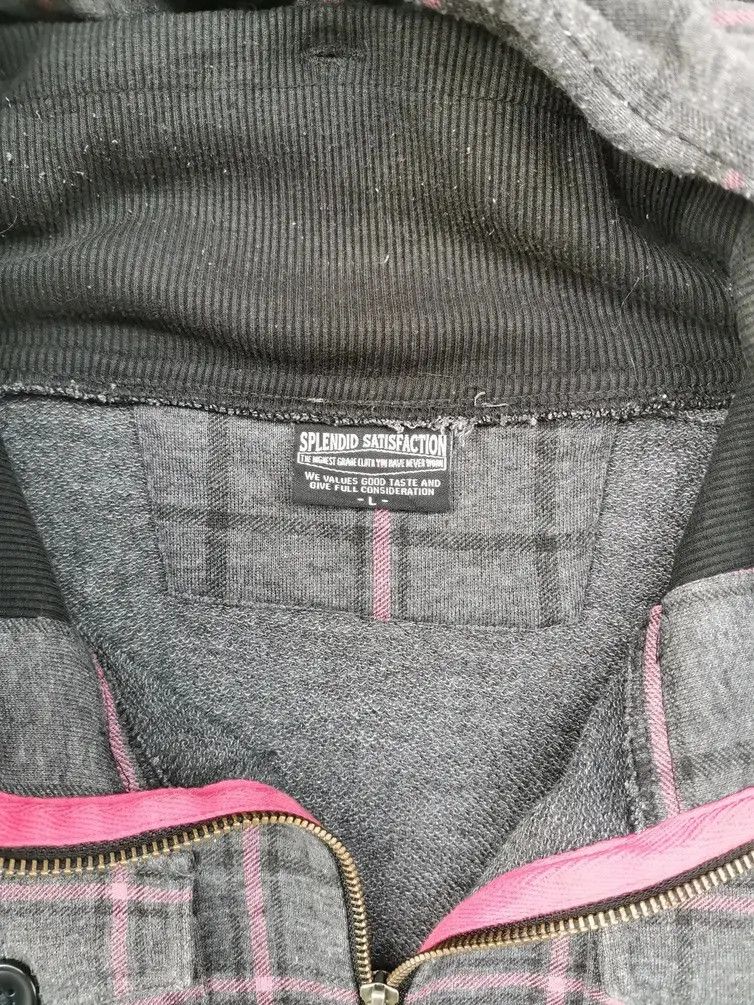 Japanese Brand Splendid Satisfaction Windowpane Hoodie Sweatshirt Size US L / EU 52-54 / 3 - 4 Thumbnail