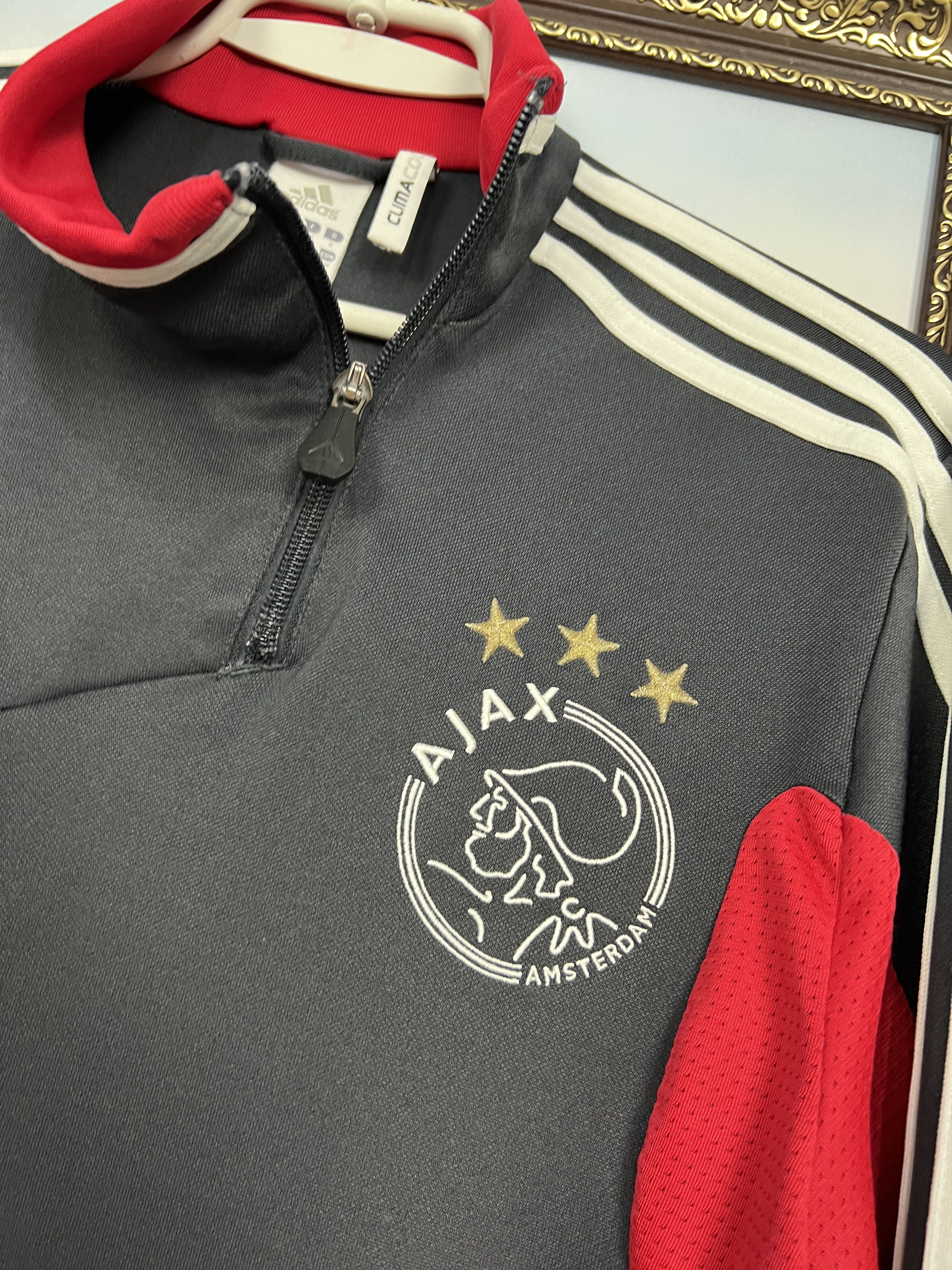 Adidas Vintage Adidas Ajax Amsterdam Football Train Sweatshirt Size US M / EU 48-50 / 2 - 4 Thumbnail