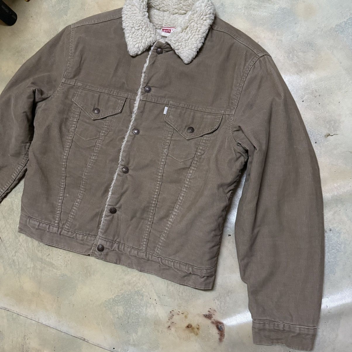 Levi's Vintage Levis Corduroy Sherpa Jacket Size US S / EU 44-46 / 1 - 2 Thumbnail