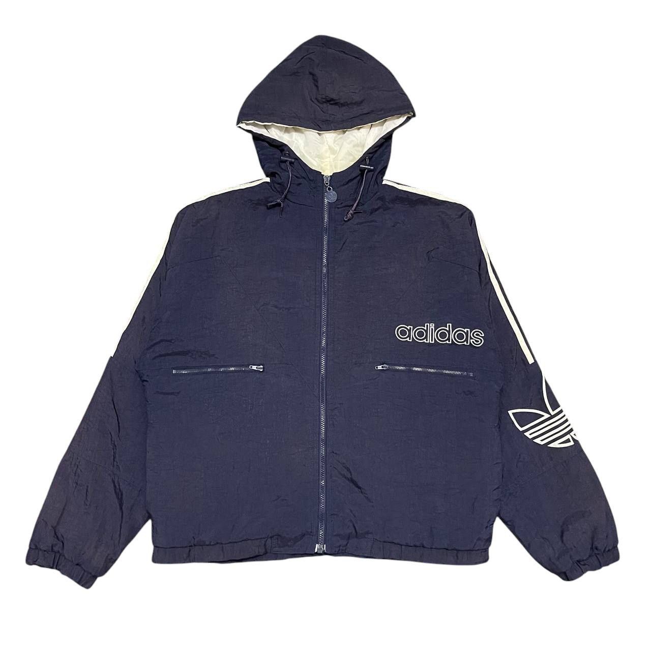 Adidas Vintage 90’s Adidas Hooded Zipper Jacket Size US M / EU 48-50 / 2 - 1 Thumbnail