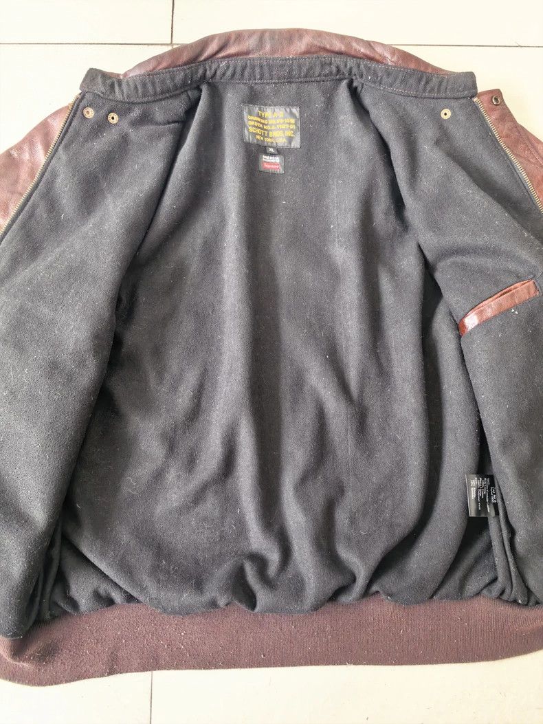 Schott Schott A2 cowhide bomber jacket Size US XL / EU 56 / 4 - 3 Thumbnail