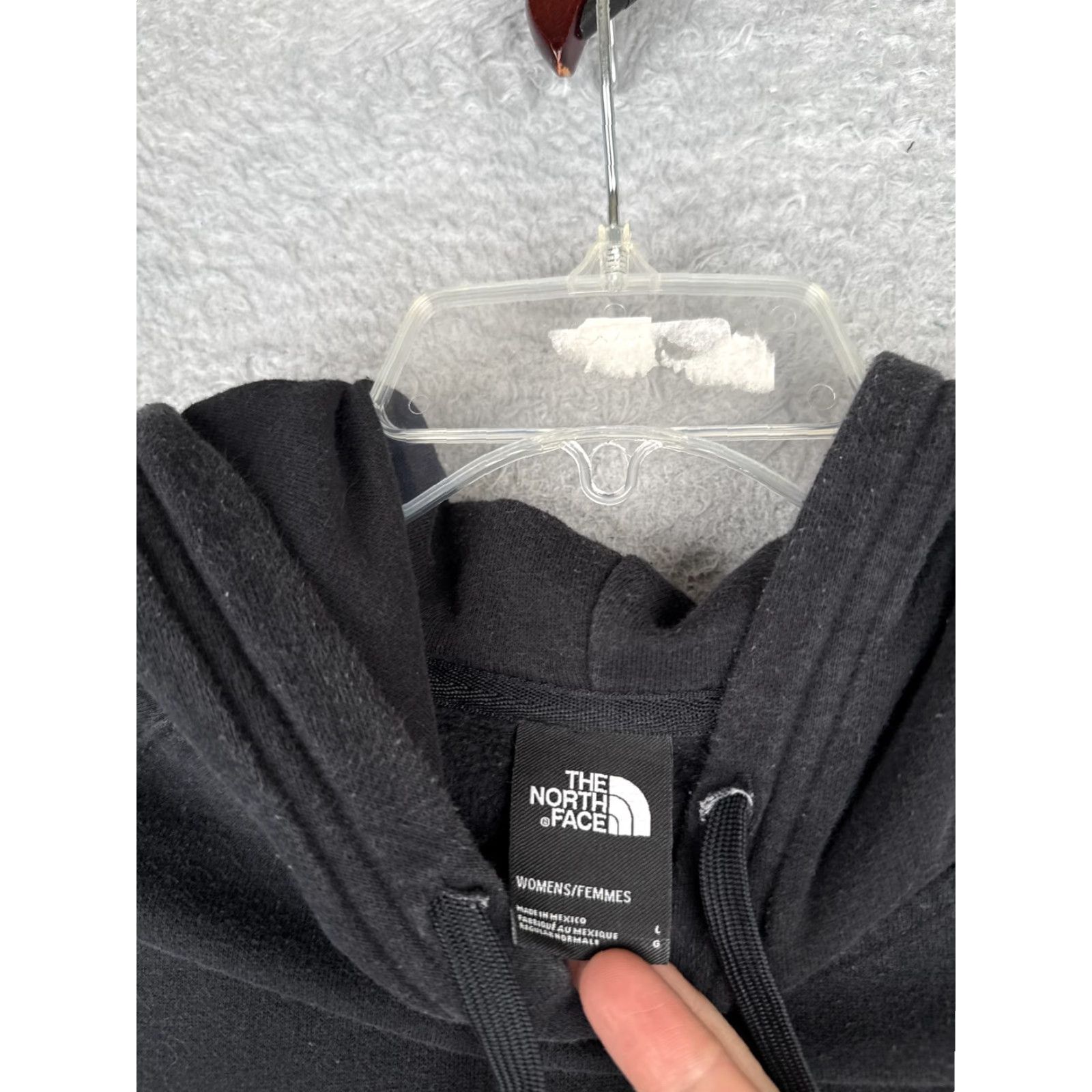 The North Face The North Face Hoodie Womens Large Black Pullover Half Dome Logo Sweatshirt Shirt Size L / US 10 / IT 46 - 7 Thumbnail