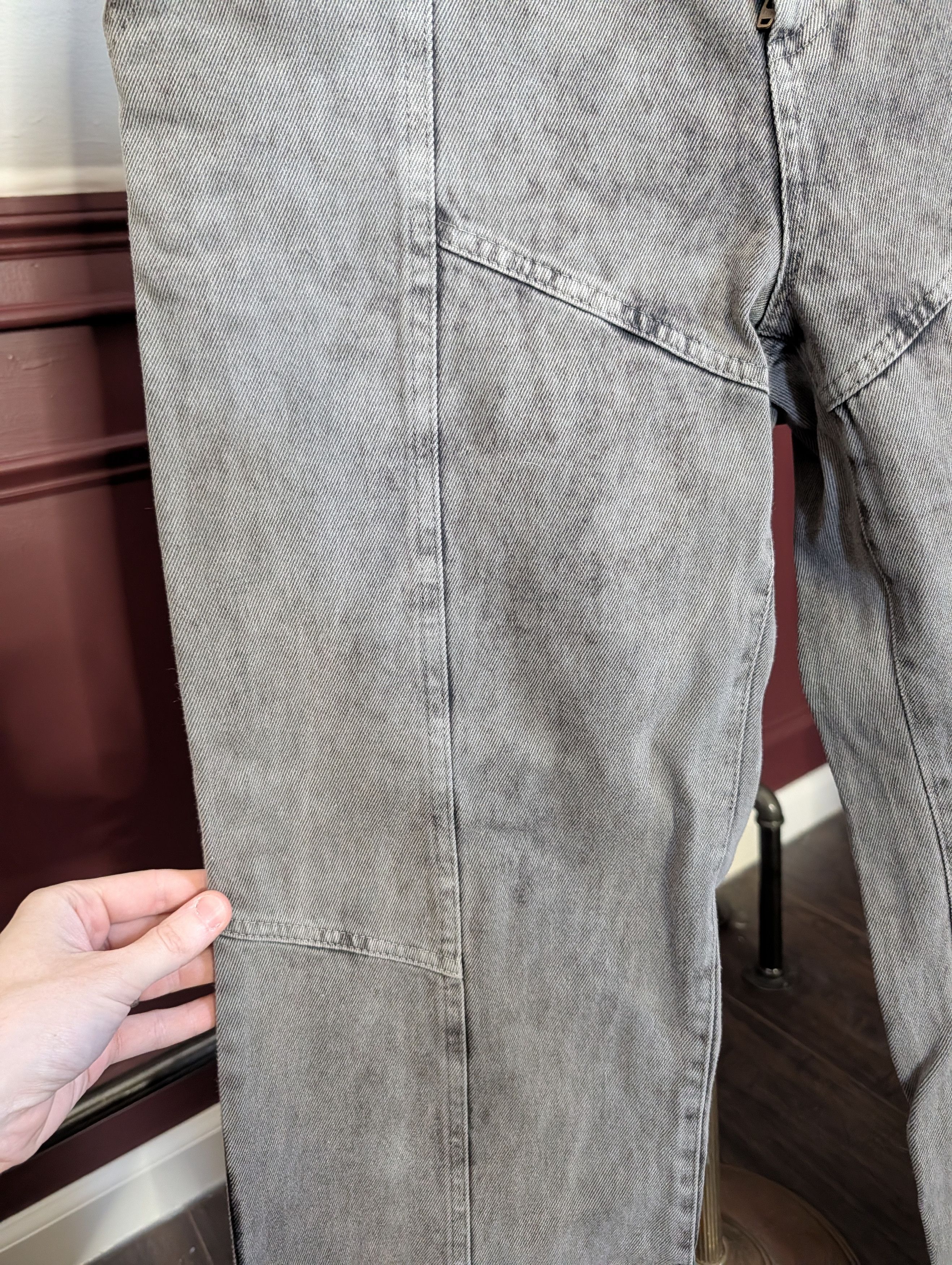 Andreluciano ANDROLOMUSIA Shibari Jeans Straight Leg Paneled 32 Size US 32 / EU 48 - 4 Thumbnail