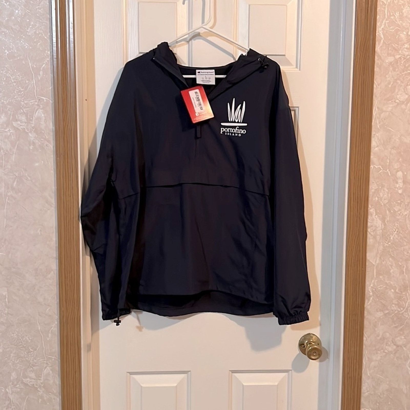 Champion Brand New Champion Authentic Windbreaker Jacket Navy Blue Size L / US 10 / IT 46 - 3 Thumbnail