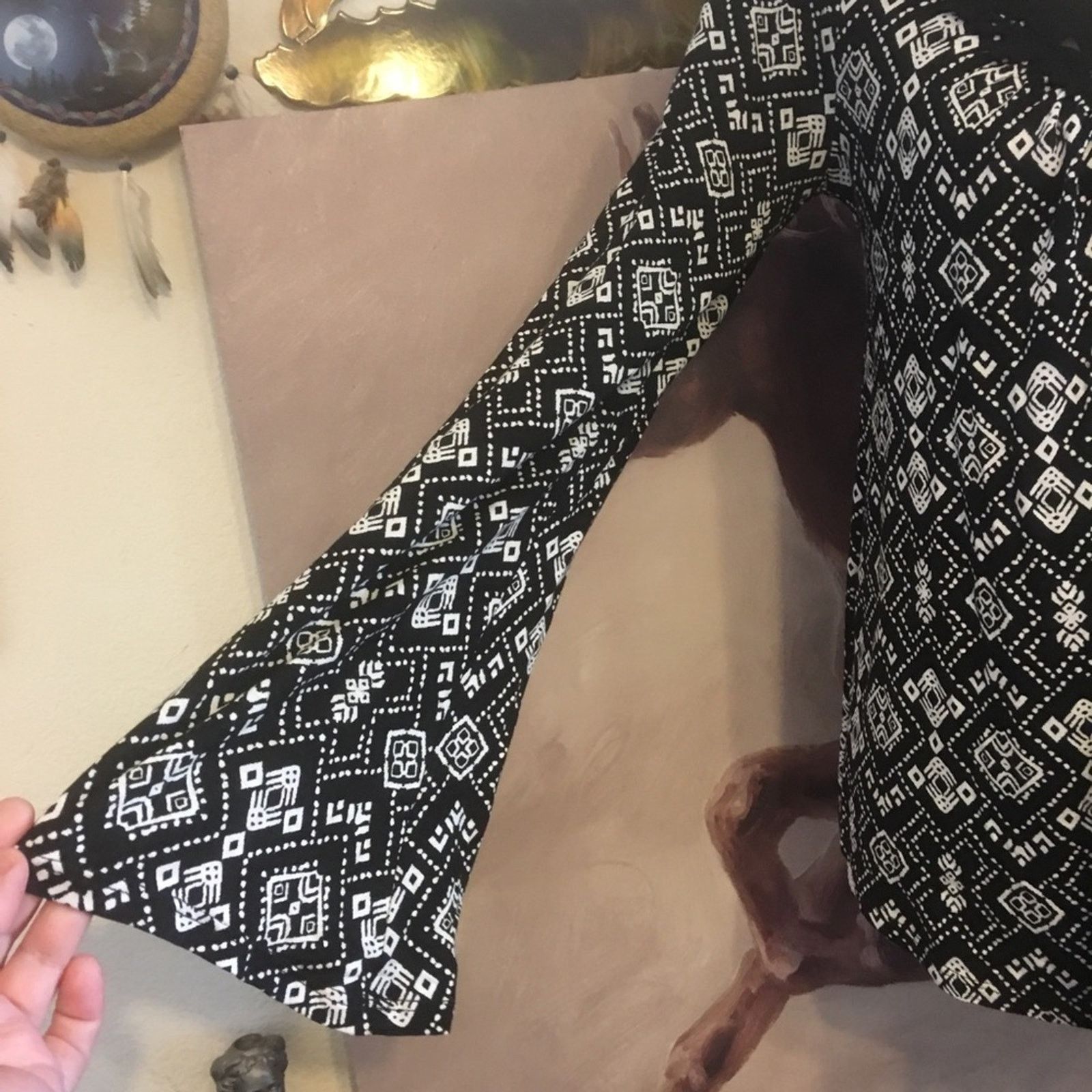 Other Socialite black print lace detail long sleeve top Size XS / US 0-2 / IT 36-38 - 3 Thumbnail