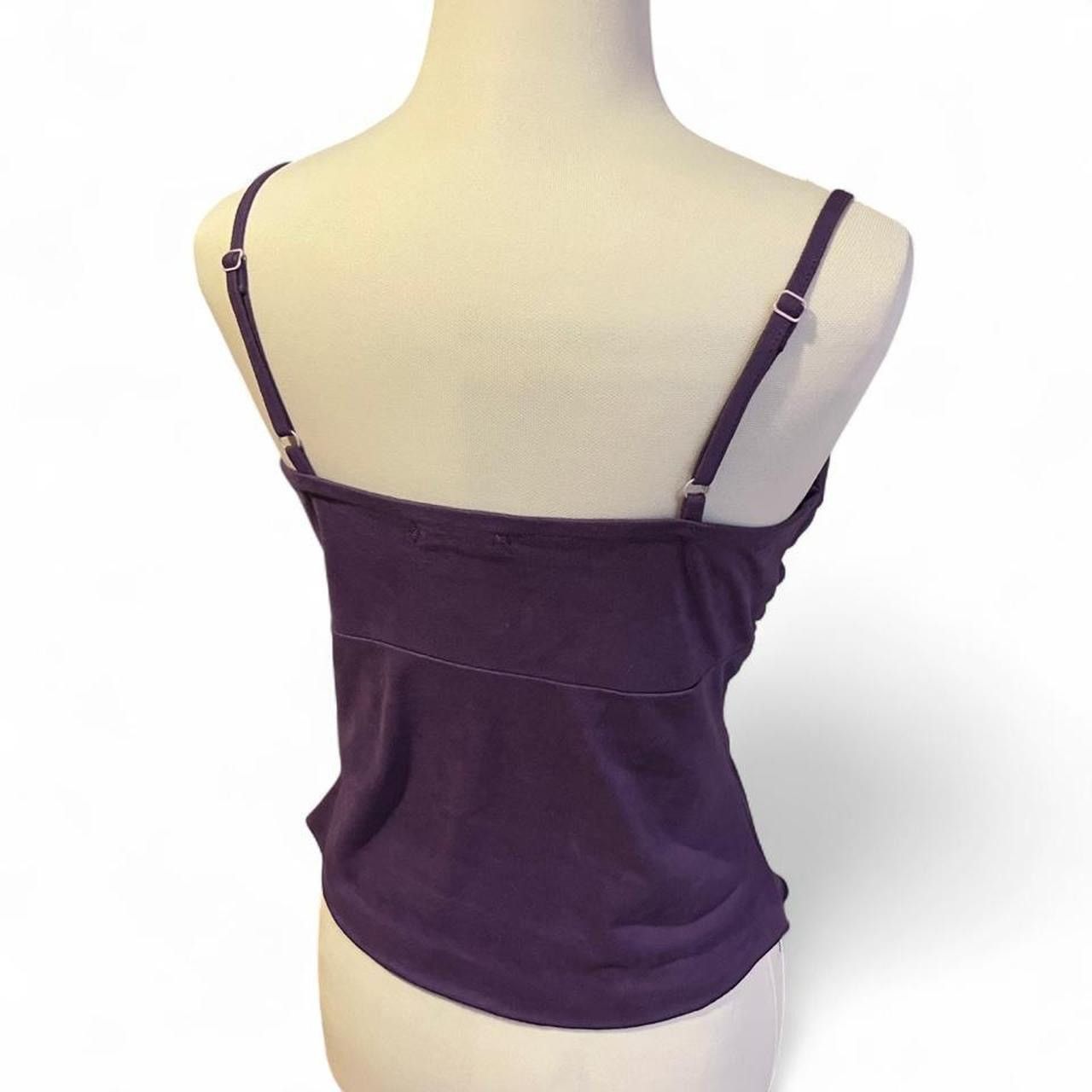 Other Vintage y2k suede cami top with adjustable straps ☮️ Size S / US 4 / IT 40 - 5 Thumbnail