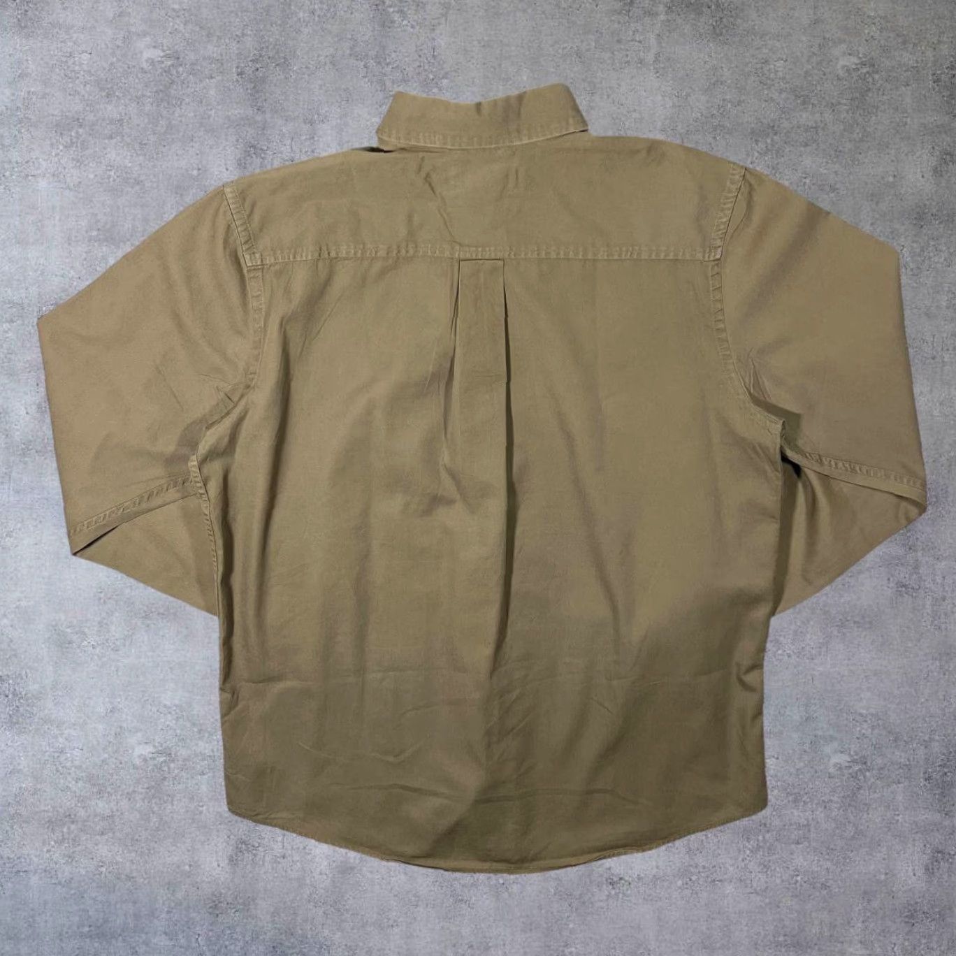 Chaps VINTAGE Chaps Button-Up Shirt Brown Pocket Logo Cotton Long Sleeve Medium Mens Regular Size M Size US M / EU 48-50 / 2 - 2 Thumbnail