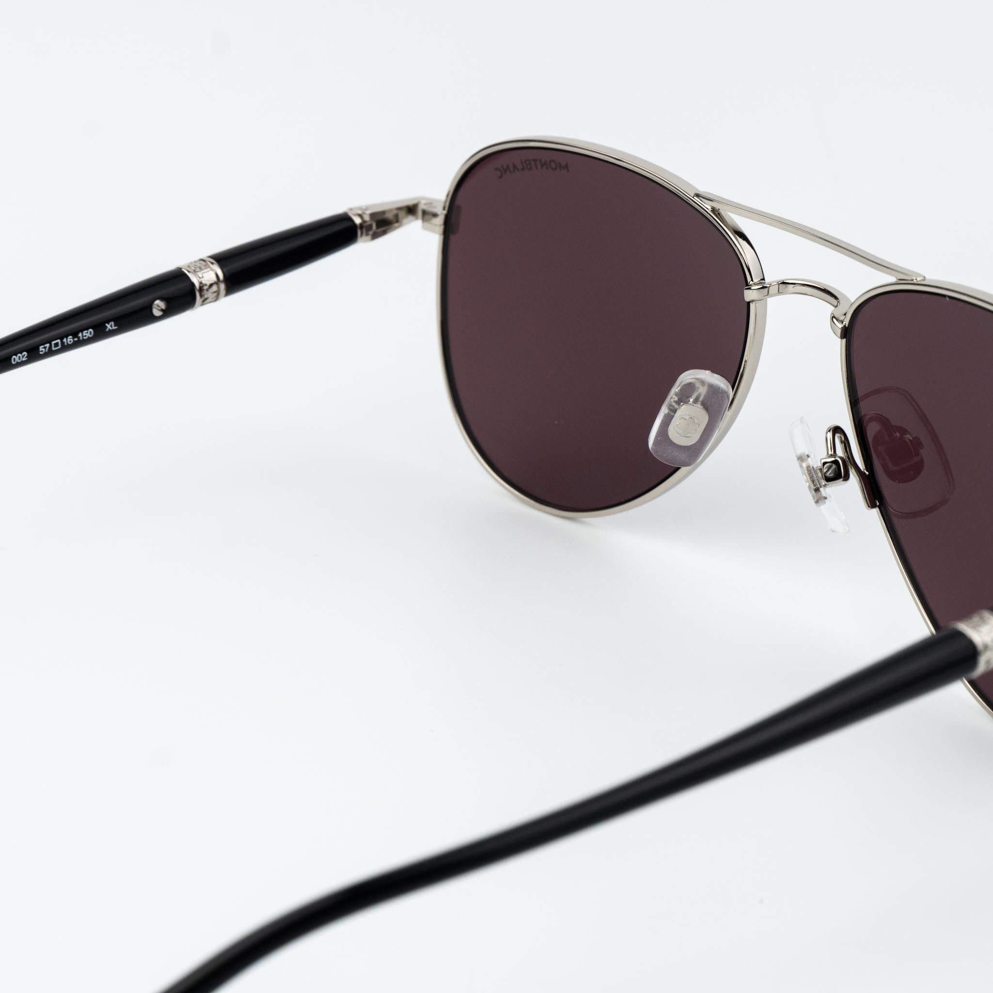 Montblanc Montblanc Men Sunglasses Pilot MB0345S 002 NEW AUTHENTIC Size ONE SIZE - 7 Thumbnail