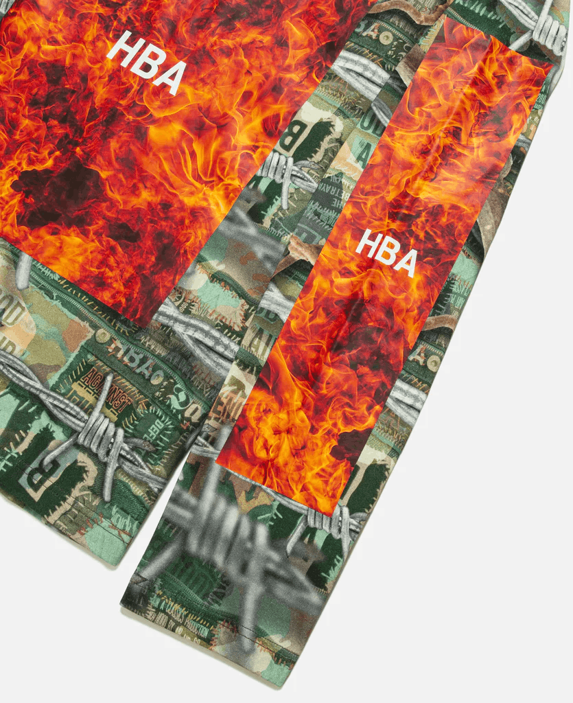 Hood By Air Ablaze Box Camo L/S Crew Neck T-shirt Size US L / EU 52-54 / 3 - 9 Thumbnail