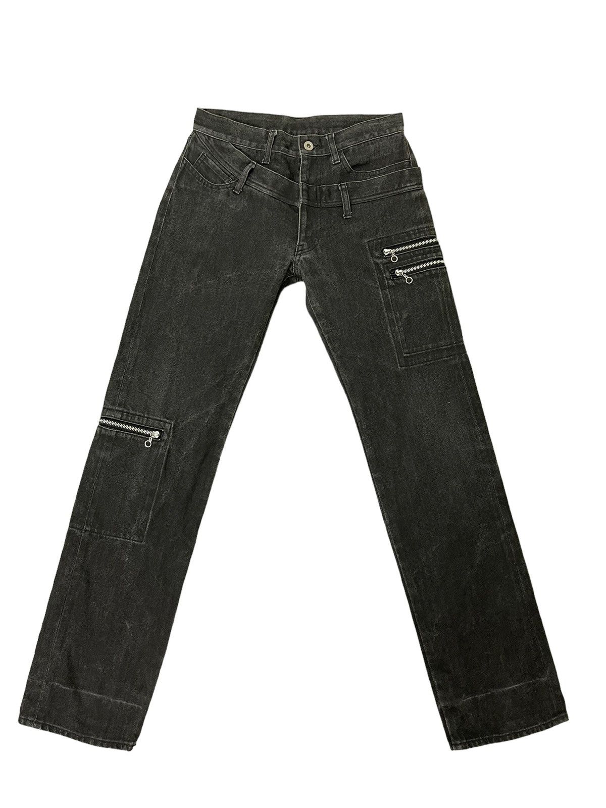 Japanese Brand Double Waist Jeans Edge Rupert Japan Denim Straight 6🟦9 Size US 30 / EU 46 - 2 Thumbnail