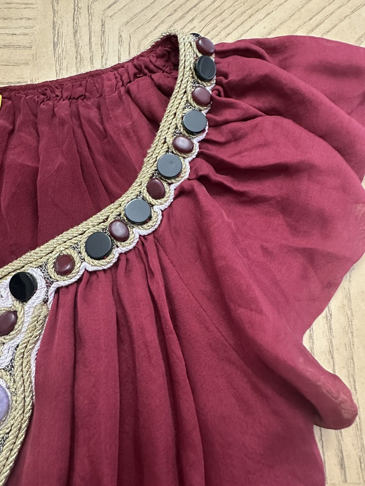 Other CATHERINE MALANDRINO Vintage heavily adorned silk top Size M / US 6-8 / IT 42-44 - 5 Thumbnail