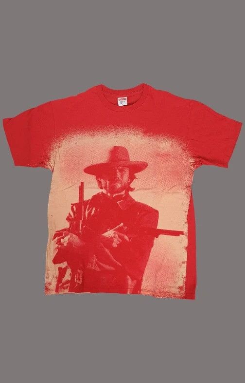 Supreme Supreme Cotton Clint Eastwood Short Sleeve T-Shirts Size L