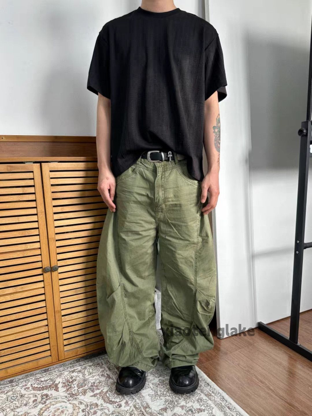 Vintage xtl workwear loose baggy military outdoor cargo pants Size US 32 / EU 48 - 1 Thumbnail