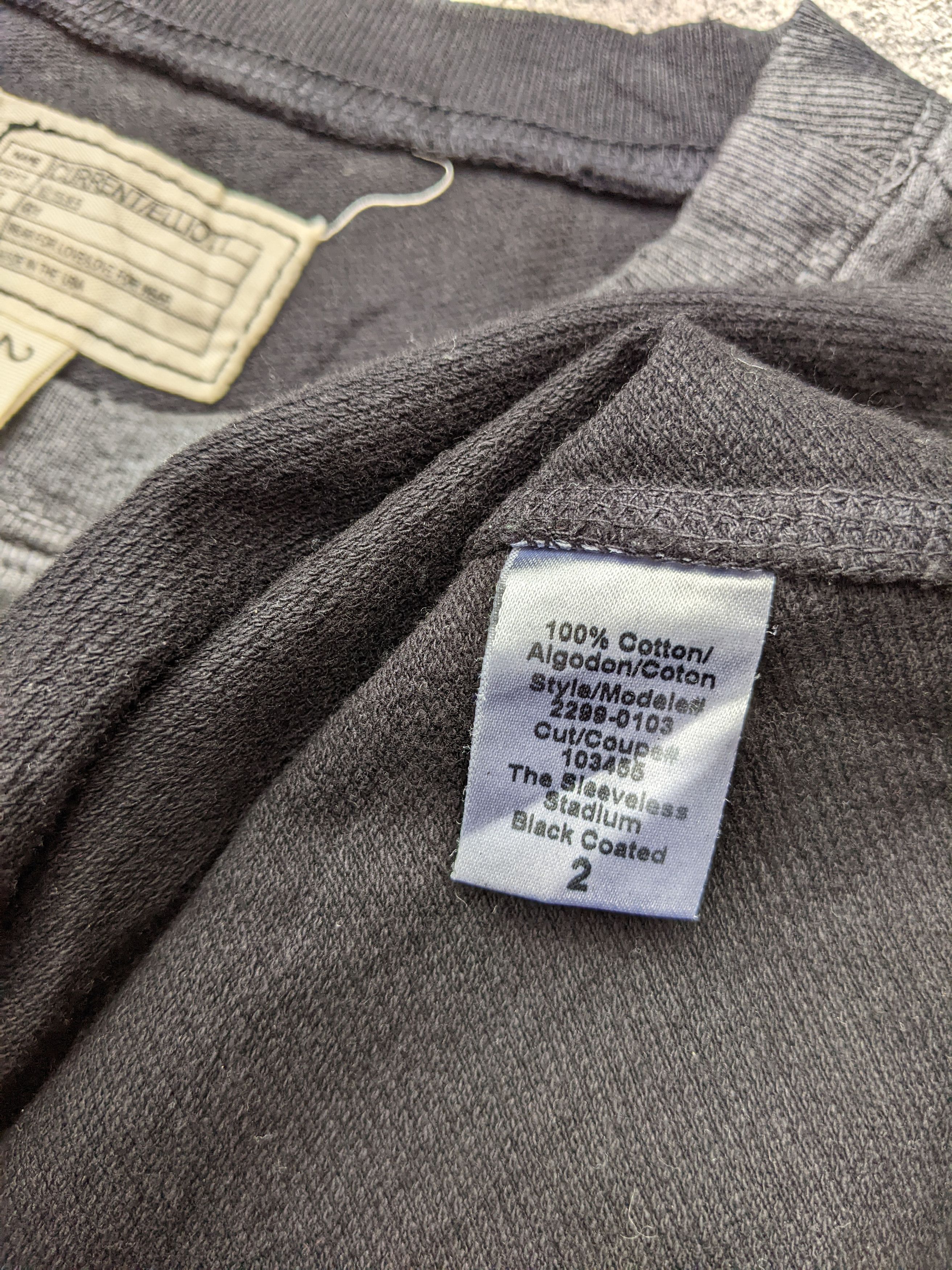 Current/Elliot Archive Sleeveless Stadium Coated Black Size US M / EU 48-50 / 2 - 4 Thumbnail