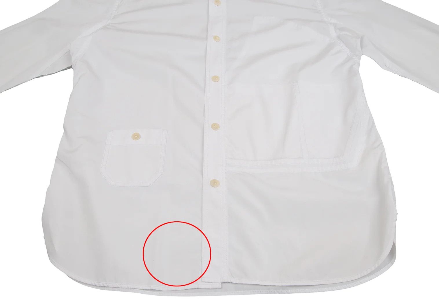 Junya Watanabe Elbow Patch Packable White Shirt in Size S Size US S / EU 44-46 / 1 - 8 Thumbnail