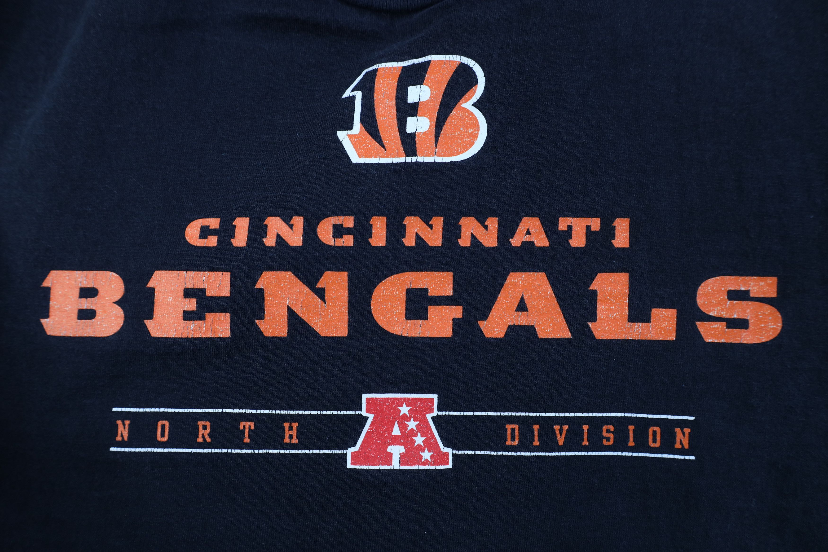 Vintage Vintage Y2K NFL Cincinnati Bengals Football T-Shirt Black Size US L / EU 52-54 / 3 - 4 Thumbnail