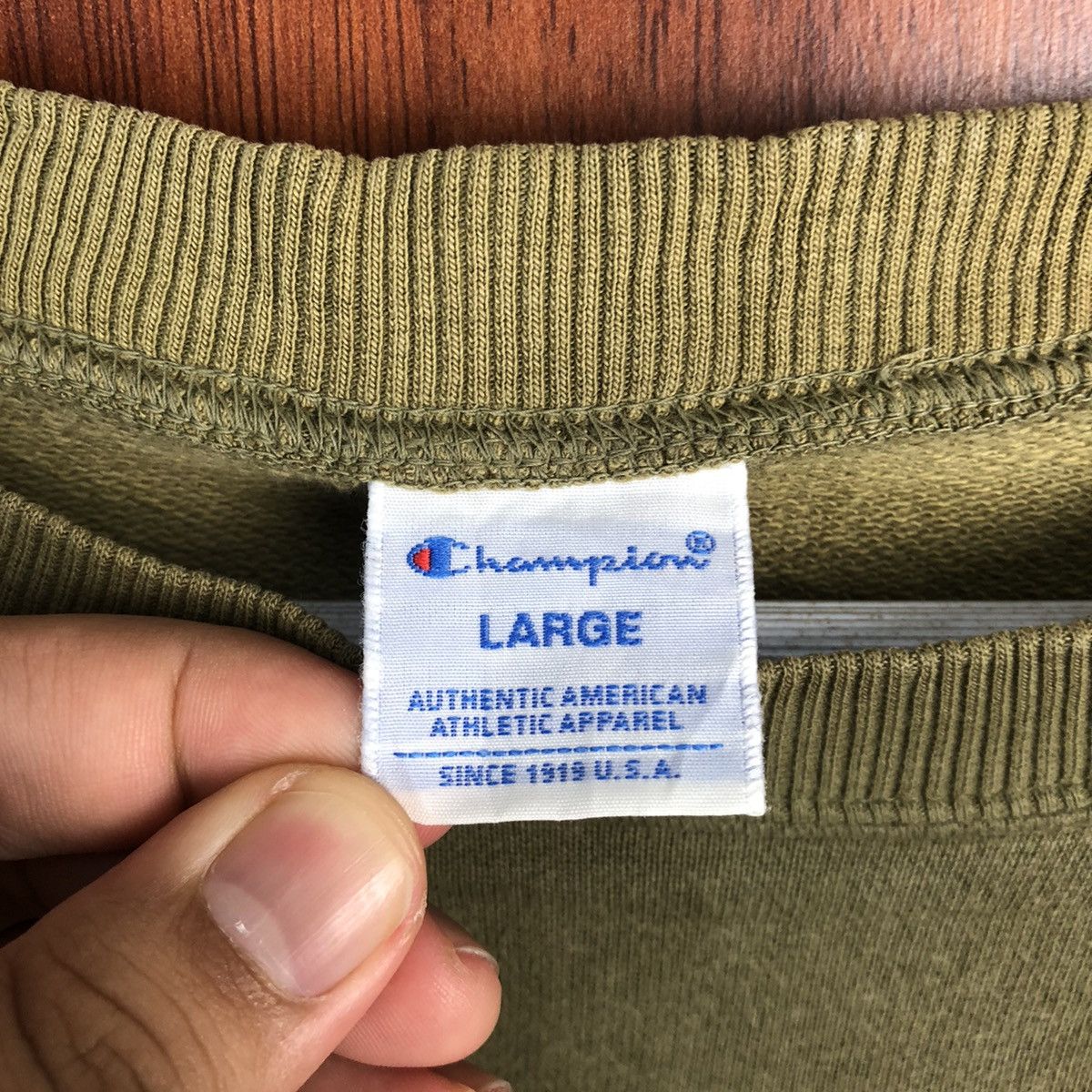 Champion Champion vintage Green Sweatshirt #7542 Size US L / EU 52-54 / 3 - 10 Thumbnail
