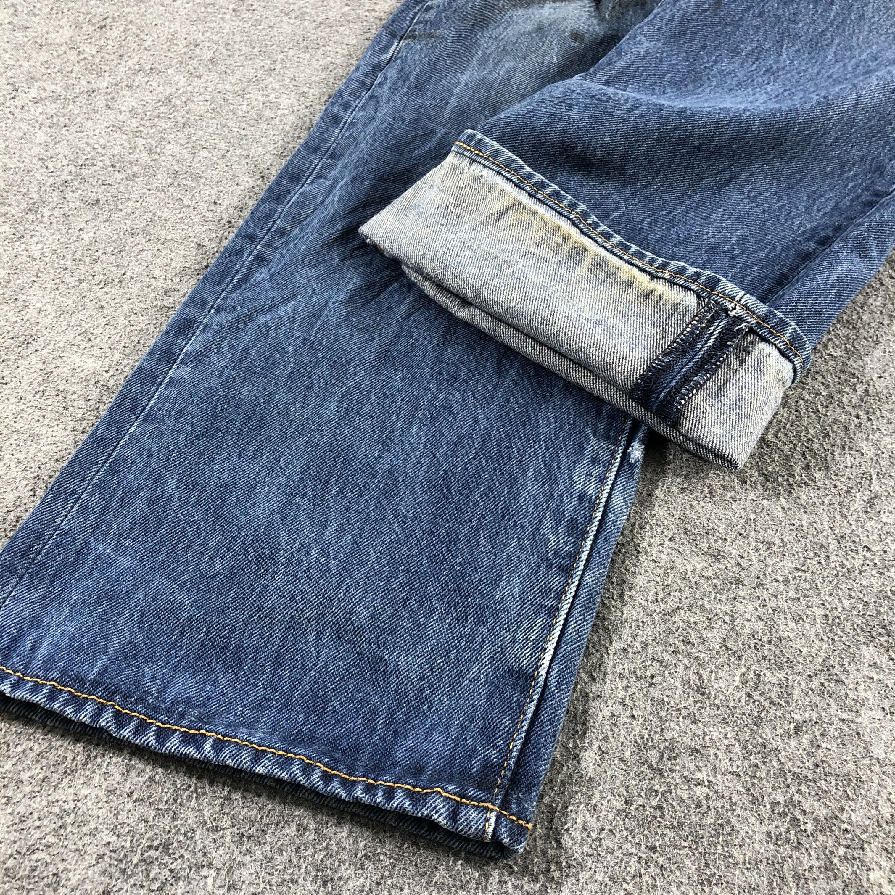 Levi's Vintage Blue Wash Levis 501 Jeans-J2417 Size US 35 - 7 Thumbnail
