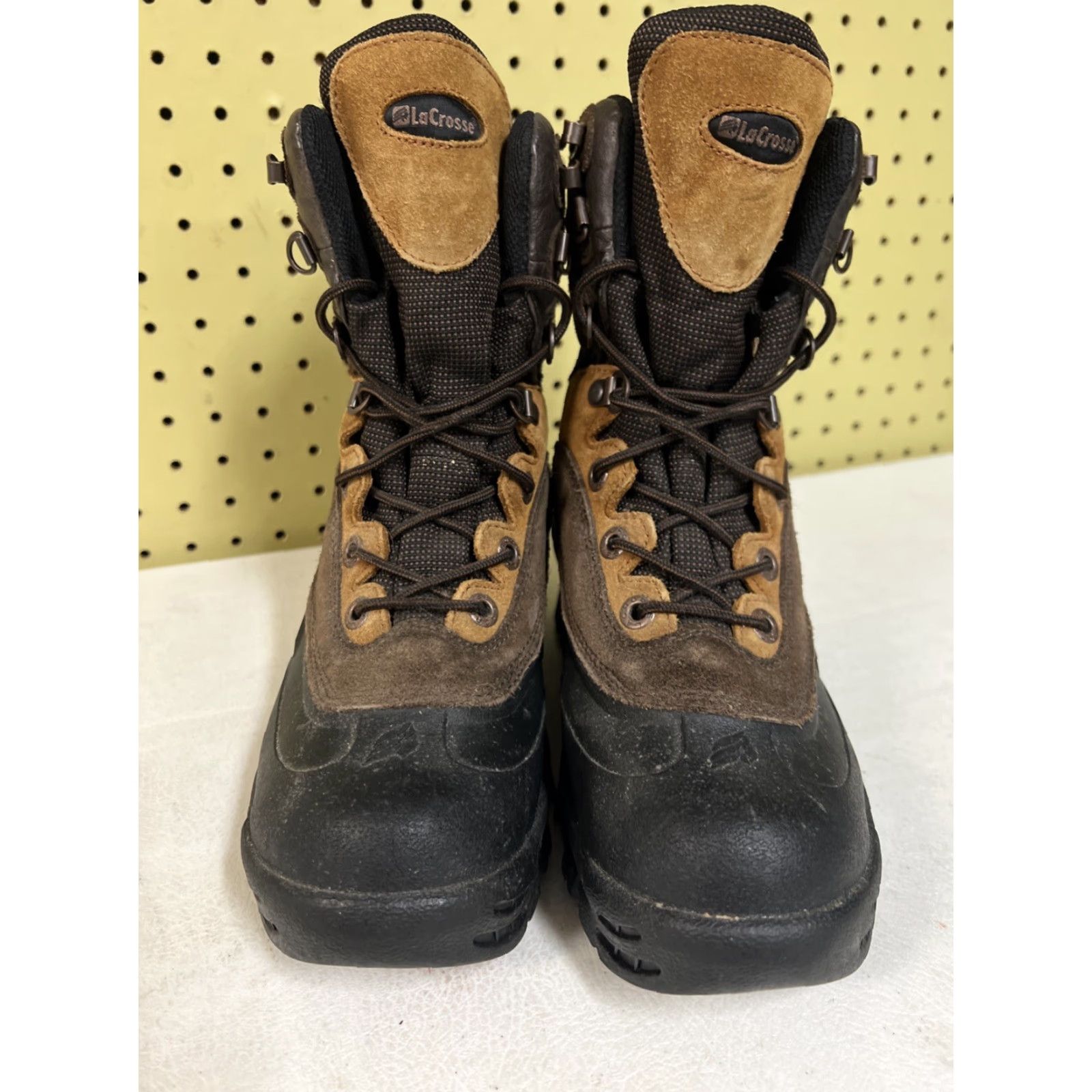 Vintage VINTAGE Womens Lacross Hiking Boot Thermolite Lace Up Womens Size 8 Model 296200 Brown Leather Boots Mens? Size US 9 / IT 39 - 3 Thumbnail