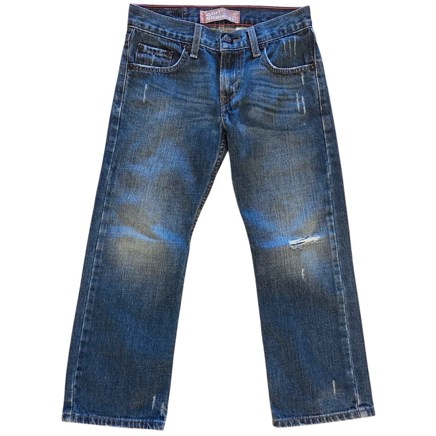 Levi's Levi's 514 SlimStraight Acid Wash Jean -Juniors Size8(W24L22 Size 30" / US 8 / IT 44 - 1 Thumbnail