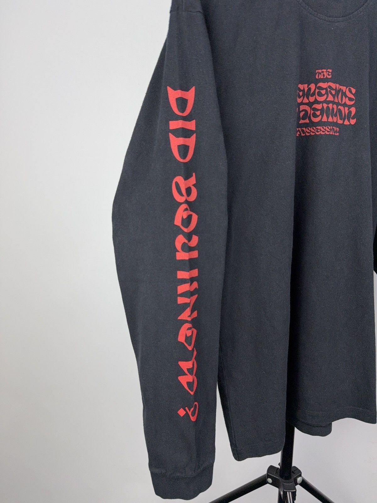 Edwin Edwin “Benefits of Demon Possession” Long Sleeve Tee S Size US S / EU 44-46 / 1 - 6 Thumbnail
