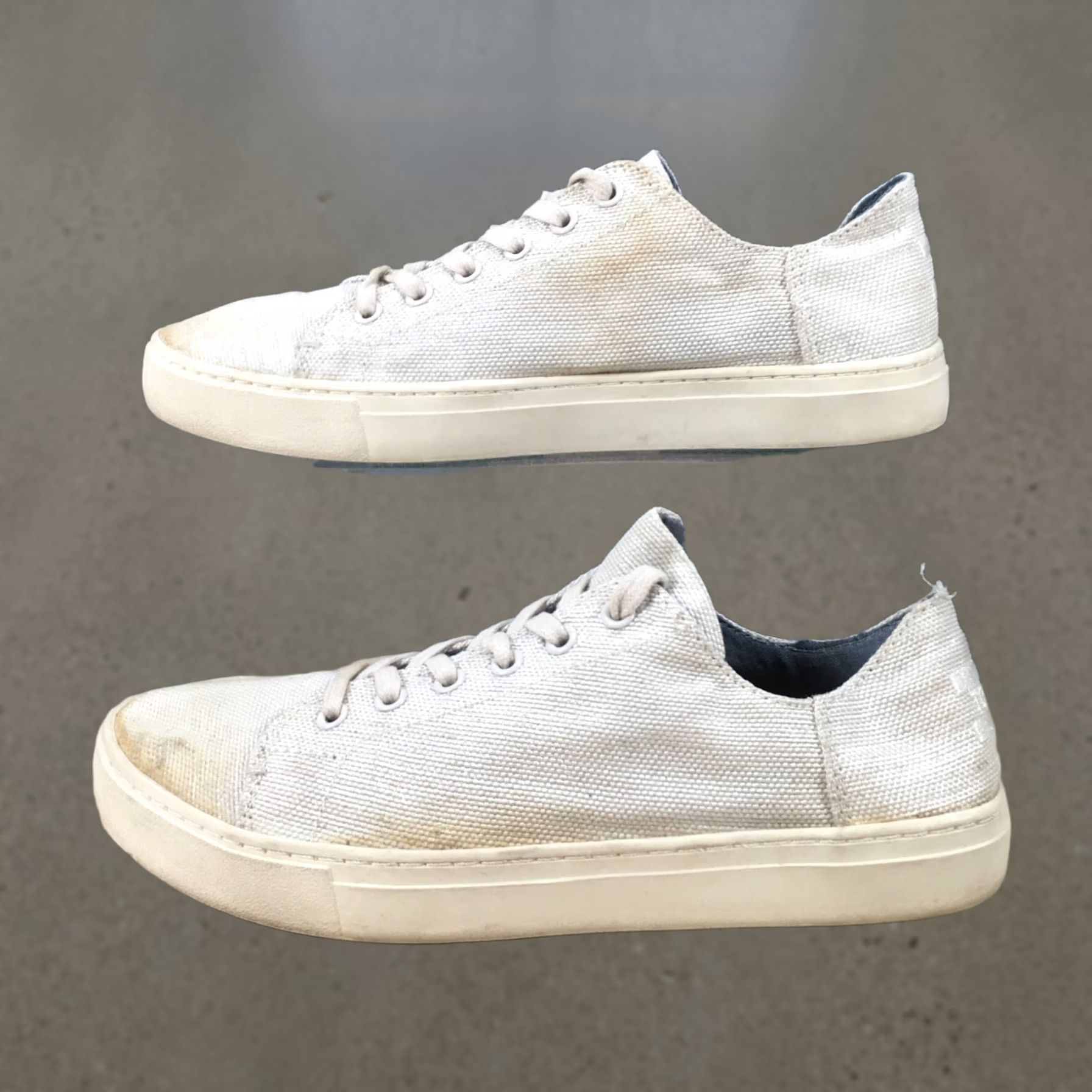 Toms TOMS Womens Lenox Low Top Lace Up Sneakers White Fabric Casual Shoes Size 9 Amazon Shoes Womens Sneaker Comfort Casual Size M / US 6-8 / IT 42-44 - 1 Thumbnail