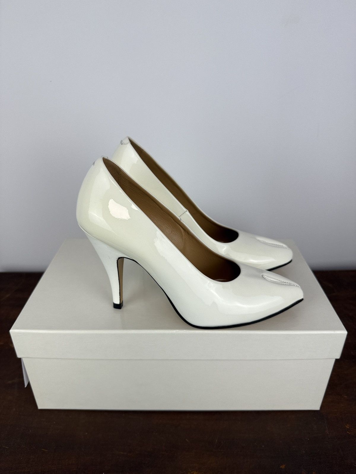 Maison Margiela White Maison Martin Margiela Tabi pumps (new with box) Size US 7.5 / IT 37.5 - 4 Thumbnail