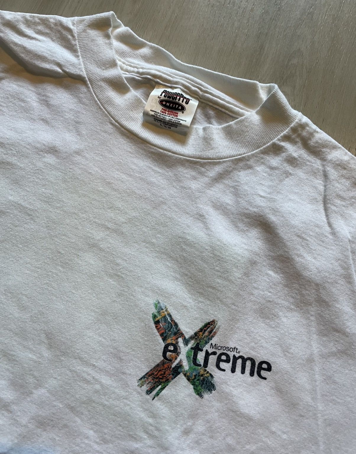 Vintage VTG 90s Microsoft Extreme Mens XL Computer Tech Promo Size US XL / EU 56 / 4 - 4 Thumbnail