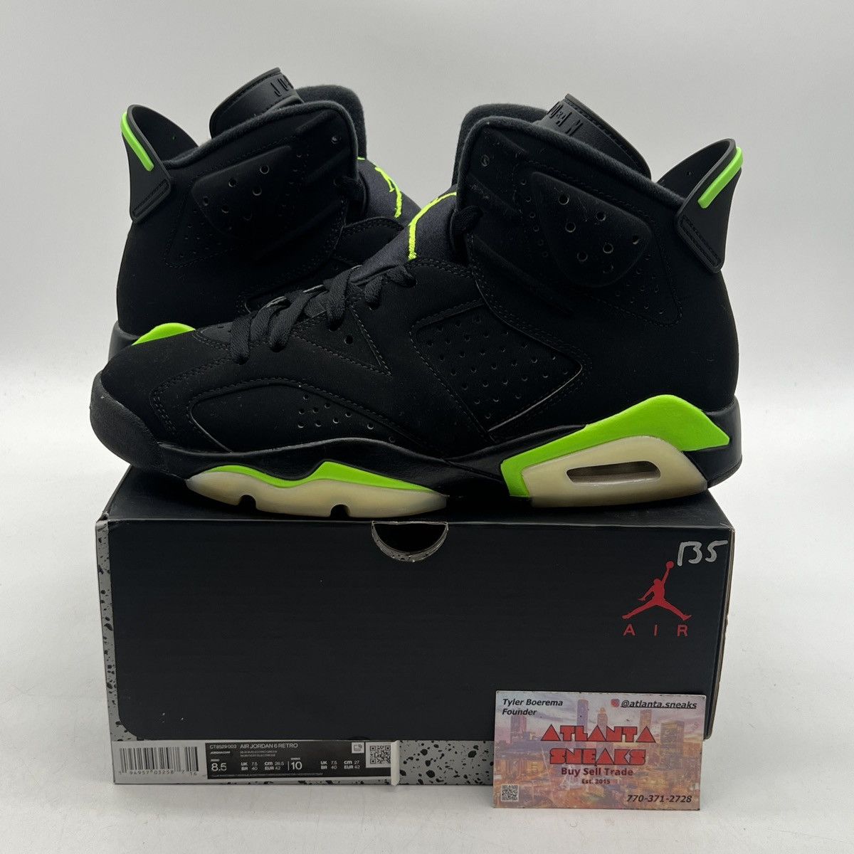 Jordan Brand Air Jordan 6 Electric green Size US 8.5 / EU 41-42 - 1 Thumbnail