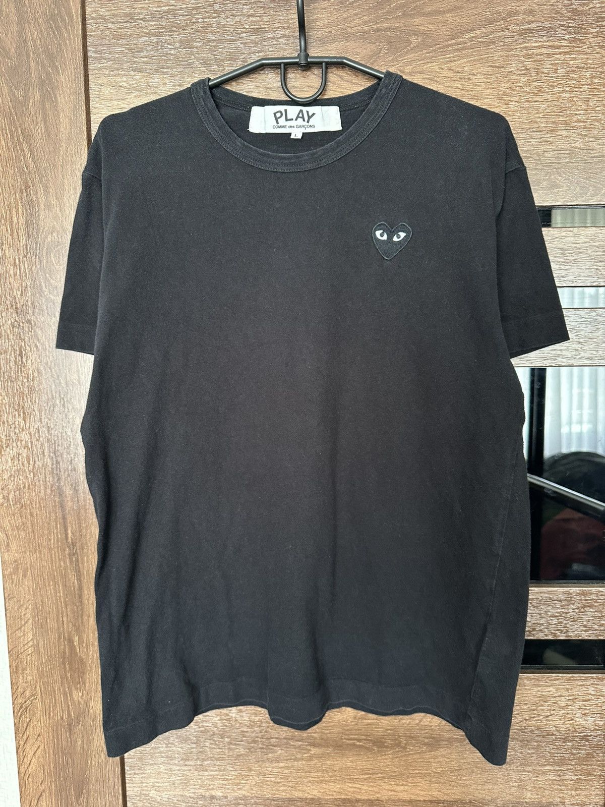 Comme des Garcons PLAY Comme Des Garcons PLAY CDG T-Shirt Black Logo Heart Size US L / EU 52-54 / 3 - 3 Thumbnail