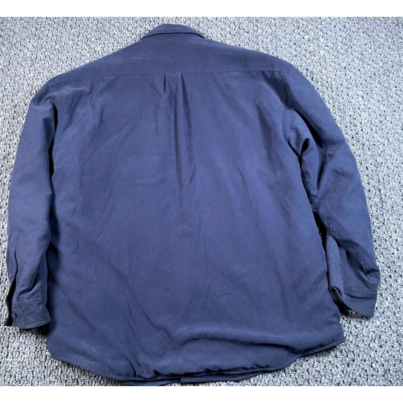 Route 66 VINTAGE Route 66 Shacket Adult XL Dark Blue Sherpa Lined Work Shirt Jacket Insulated Workwear Size US XL / EU 56 / 4 - 2 Thumbnail