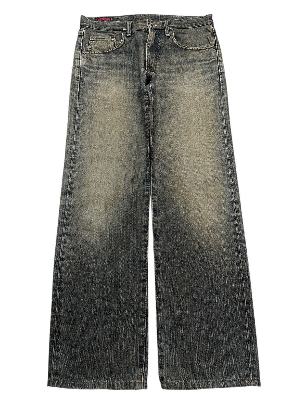 Edwin Vintage Edwin 503z Mud Wash Faded Style Whiskers Loose Jeans Size US 30 / EU 46 - 1 Thumbnail