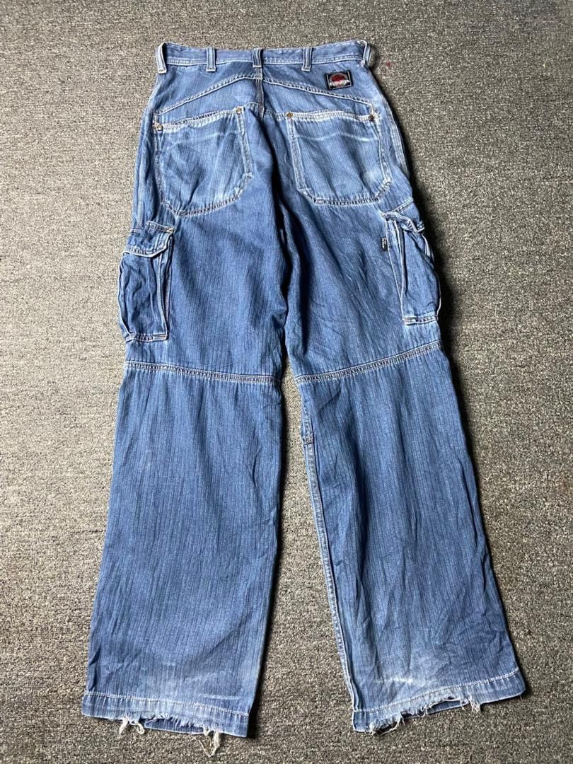 Japanese Brand EVENRIVER.CO Multipocket Cargo Denim Jeans (162) Size US 28 / EU 44 - 7 Thumbnail