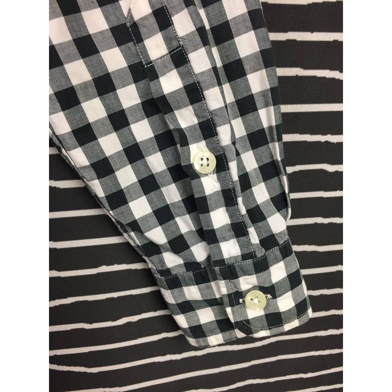 Polo Ralph Lauren × Ralph Lauren × Vintage Vtg Ralph Lauren Polo Jeans Co. Gingham Button Up Shirt Size US S / EU 44-46 / 1 - 13 Thumbnail