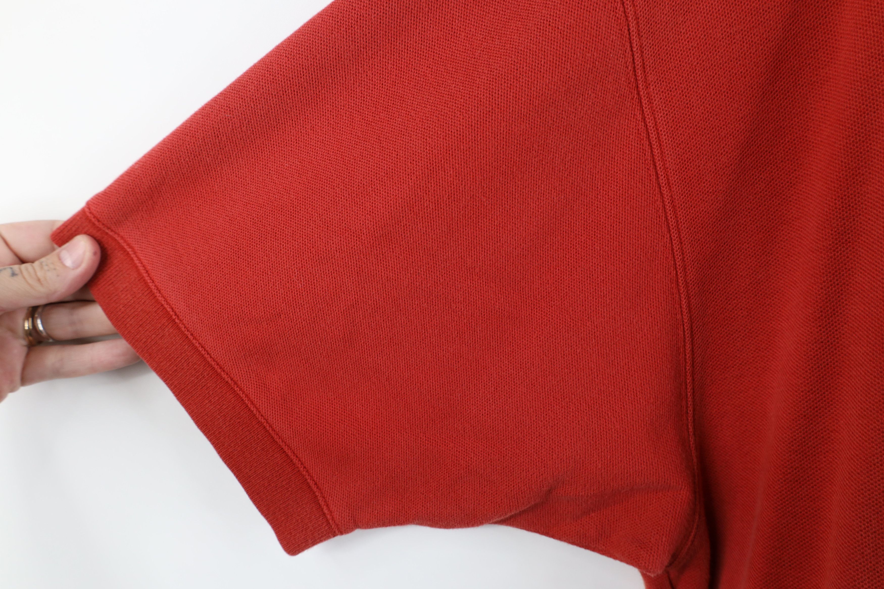 Patagonia × Vintage Vintage Patagonia Spell Out Organic Cotton Polo Shirt Red Size US XXL / EU 58 / 5 - 7 Thumbnail