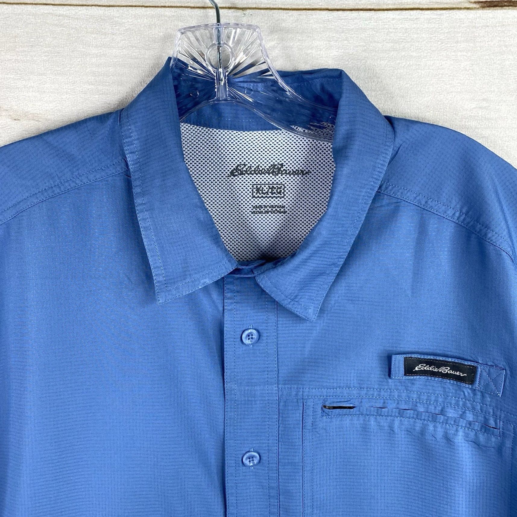Eddie Bauer Eddie Bauer Shirt Mens XL Blue Button Up Performance Fishing Hiking COLORADO Shirt Size US XL / EU 56 / 4 - 2 Thumbnail