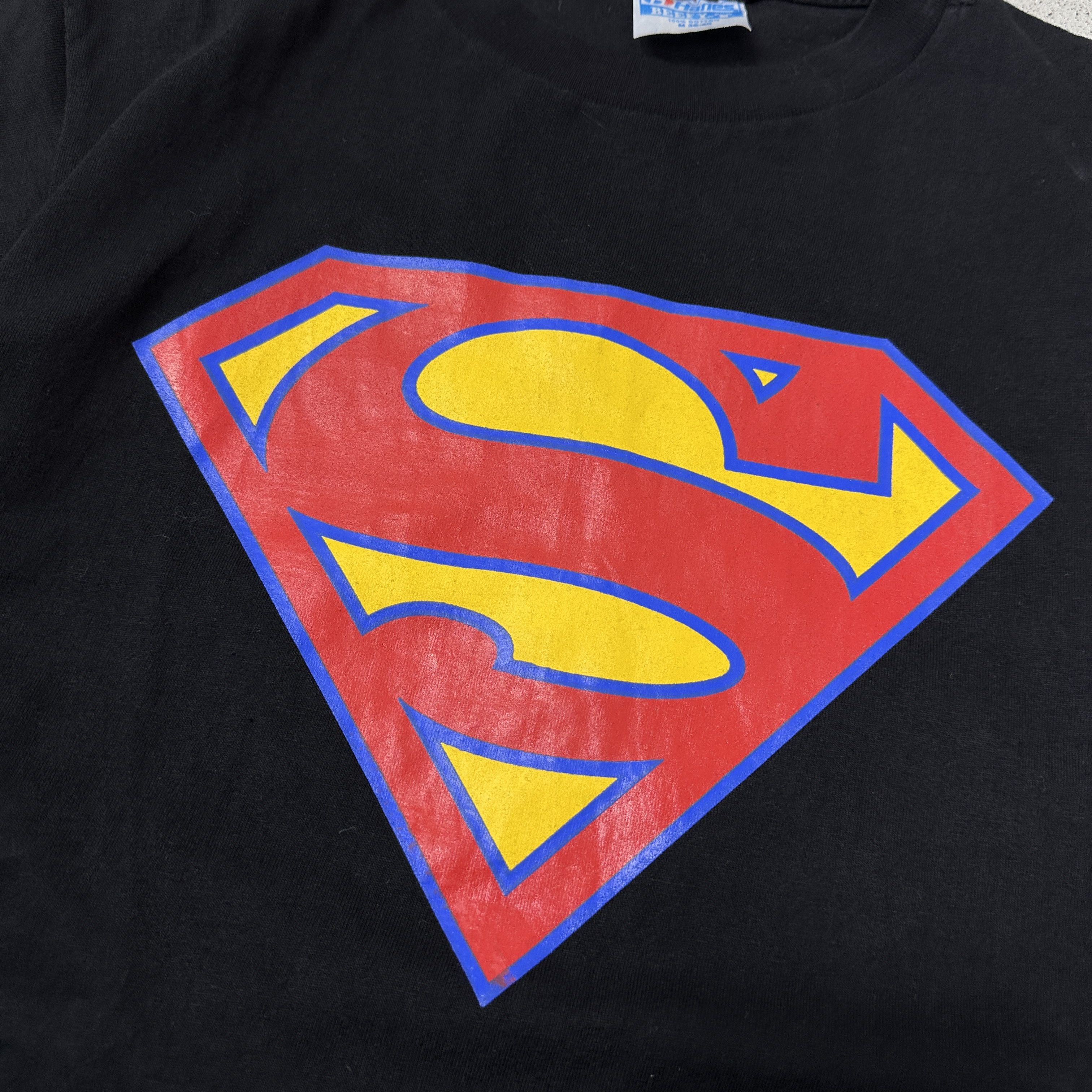 Vintage Vintage Streetwear Old School Superman T-shirt 80s Size US M / EU 48-50 / 2 - 3 Thumbnail
