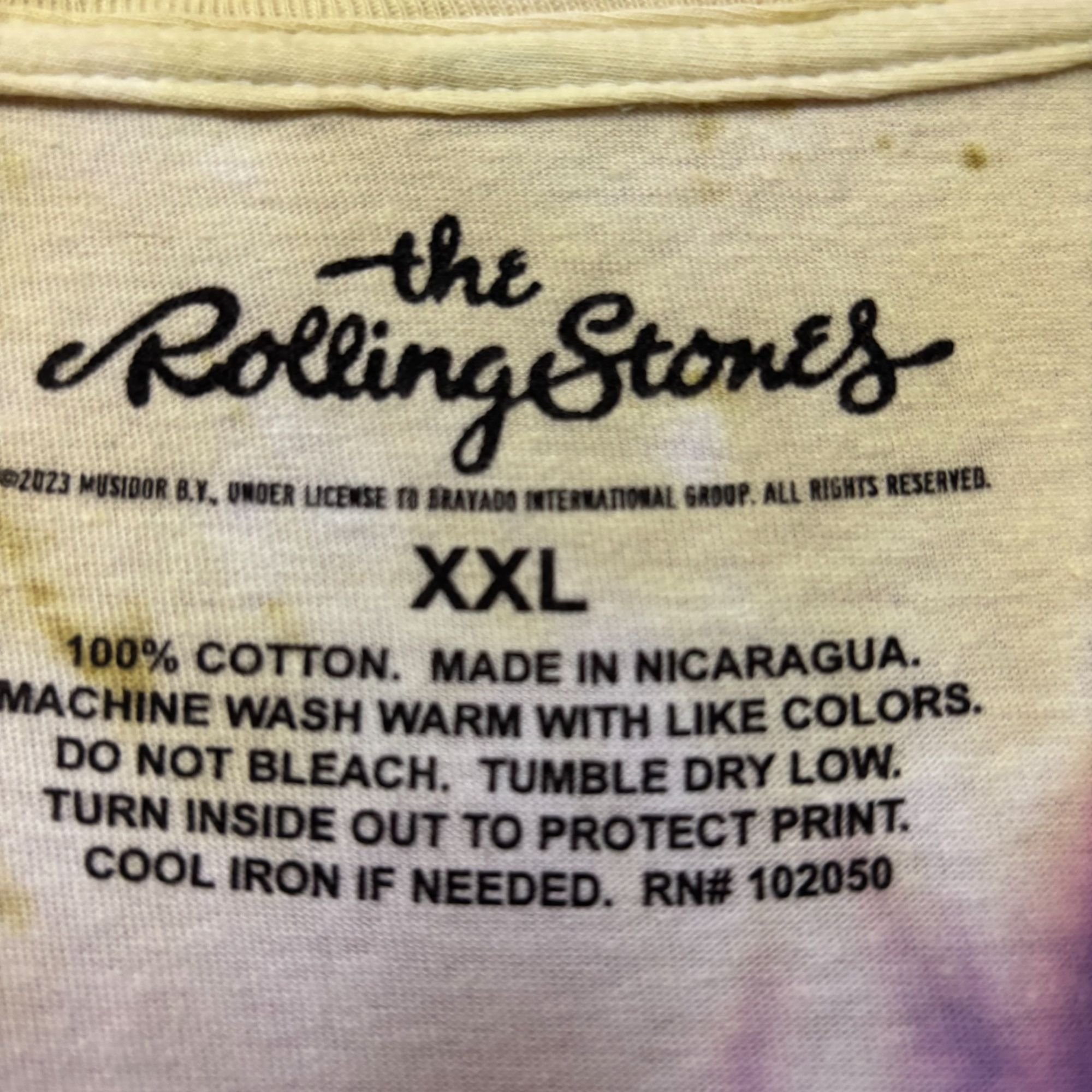The Rolling Stones The Rolling Stones Circus Stars Hot Lips Rock Band Tie Dye 2 Size US XXL / EU 58 / 5 - 4 Thumbnail