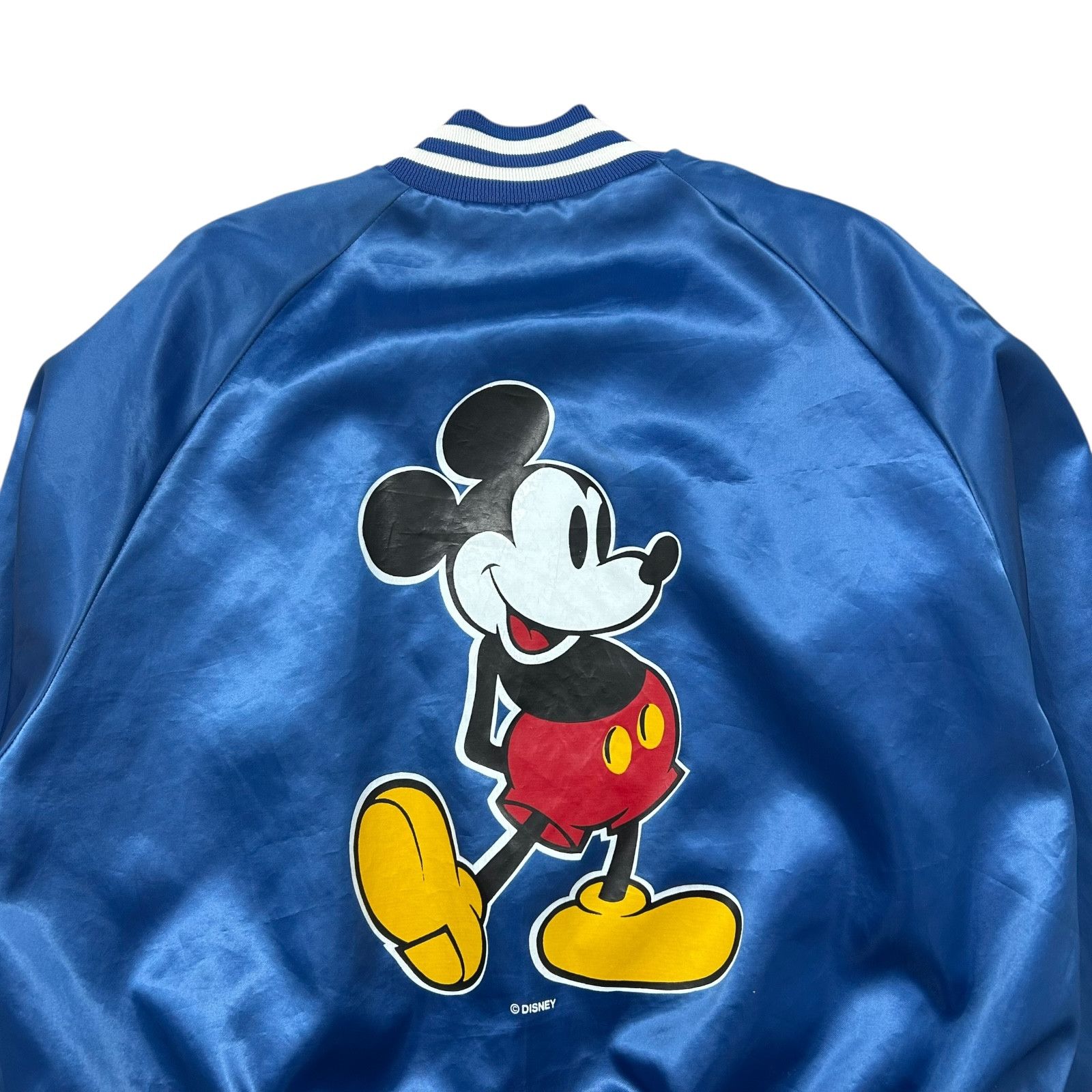 Disney VTG 90s DISNEY MICKEY MOUSE CHALK LINE SATIN JACKET SIZE XL Size US XL / EU 56 / 4 - 3 Thumbnail