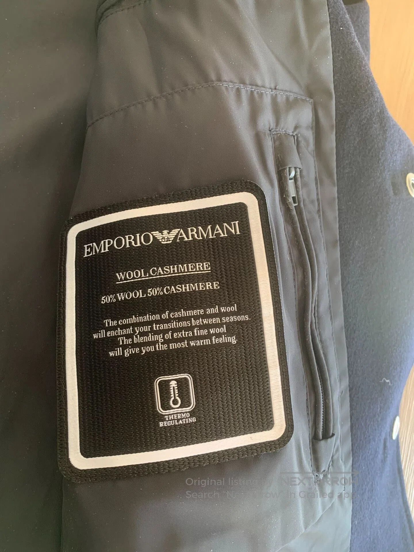 Emporio Armani Emporio Armani Cashmere Wool Jacket. Size US L / EU 52-54 / 3 - 5 Thumbnail