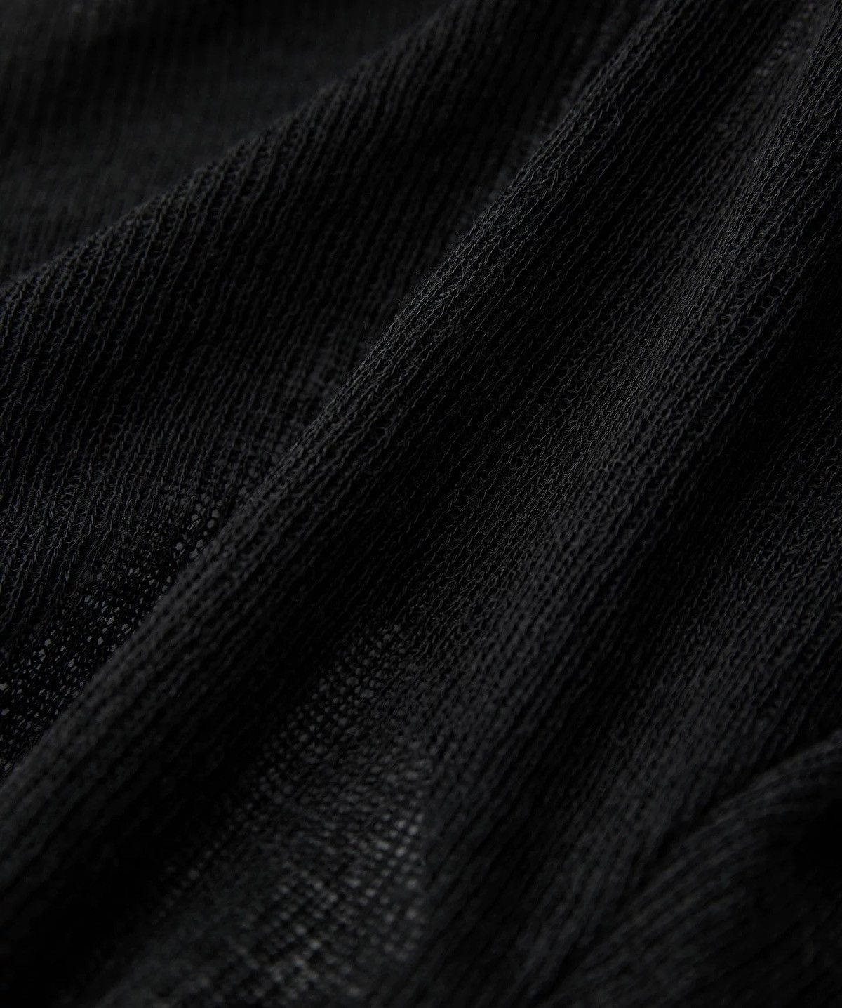 Other Sheer Black Tie Cardigan Size L / US 10 / IT 46 - 5 Thumbnail