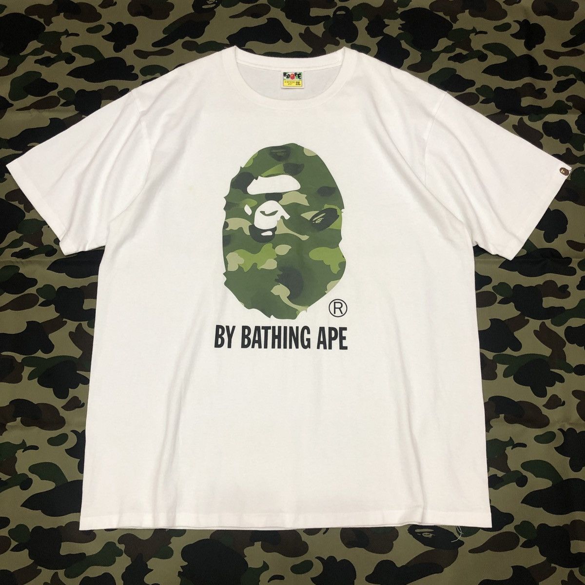 Bape BAPE ABC Camo By Bathing Ape Head Tee Size US XXL / EU 58 / 5 - 1 Thumbnail