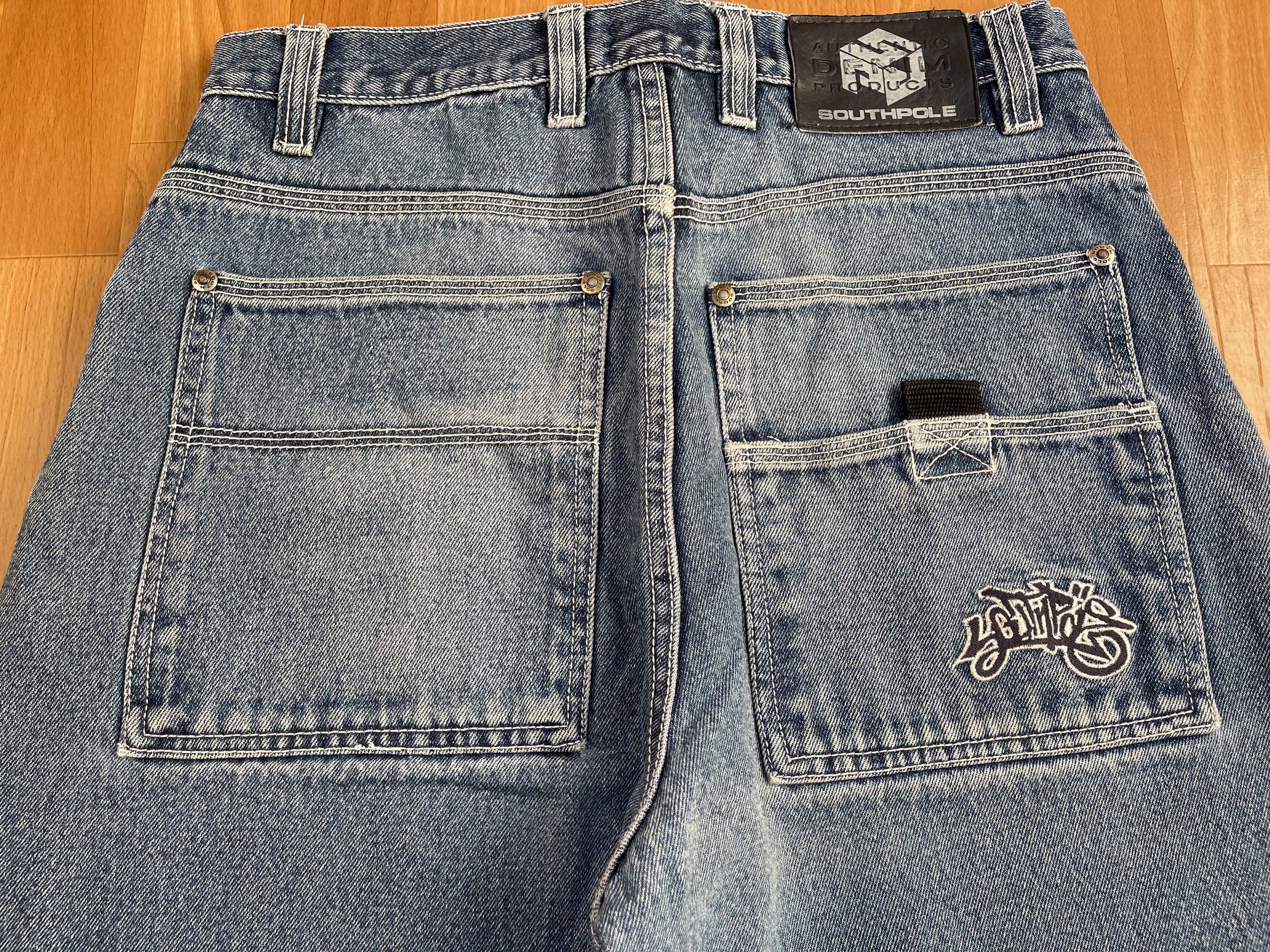 Southpole Southpole jeans, baggy vintage South Pole 90s hip hop Y2K 30 Size US 30 / EU 46 - 6 Thumbnail