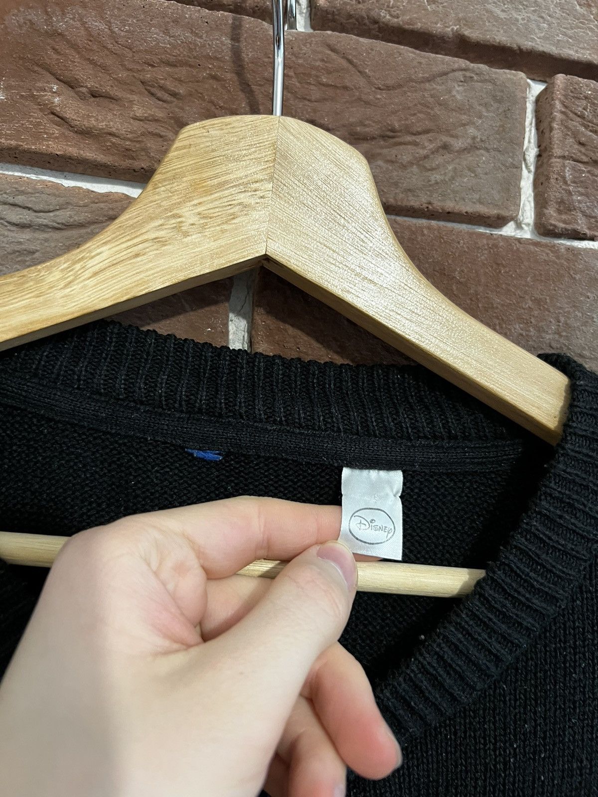 Disney Mickey Mouse Knit Sweatshirt Grail Hype Black XL Looney Tune Size US XL / EU 56 / 4 - 6 Thumbnail