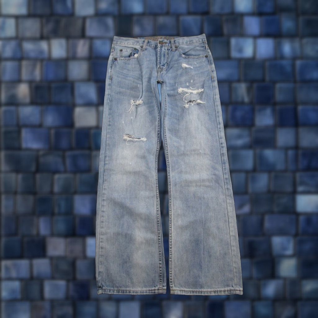 American Eagle Outfitters VTG American Eagle Jeans Bootcut 29x32 5-Pocket Denim Blue Mens Regular 30x31 (Measure) Size US 29 - 1 Thumbnail