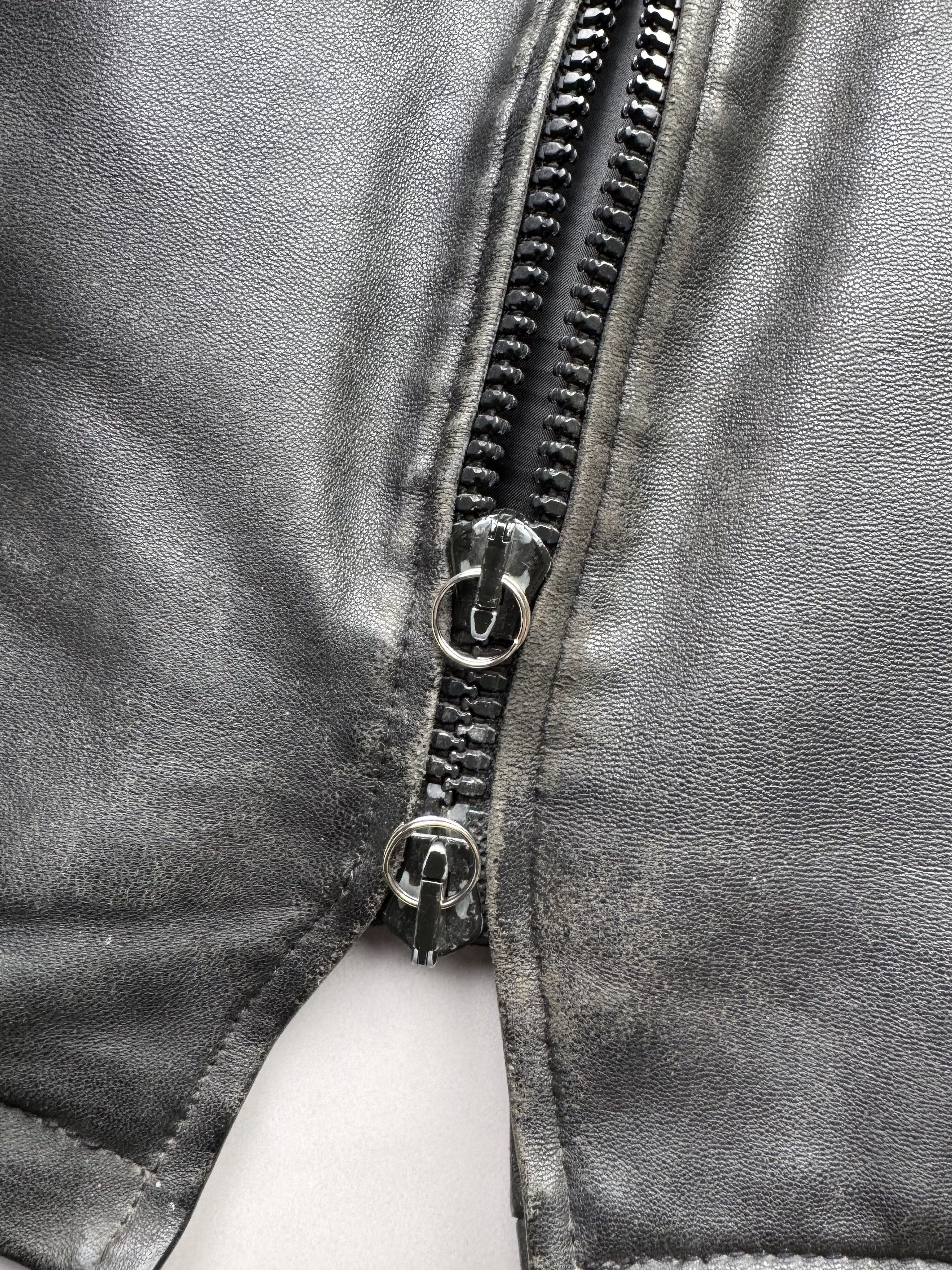 Japanese Brand Vintage Leather Jacket (E4) Size US M / EU 48-50 / 2 - 7 Thumbnail